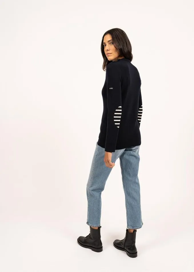 Women Breton Sweaters Saint James BREGANCON Navy