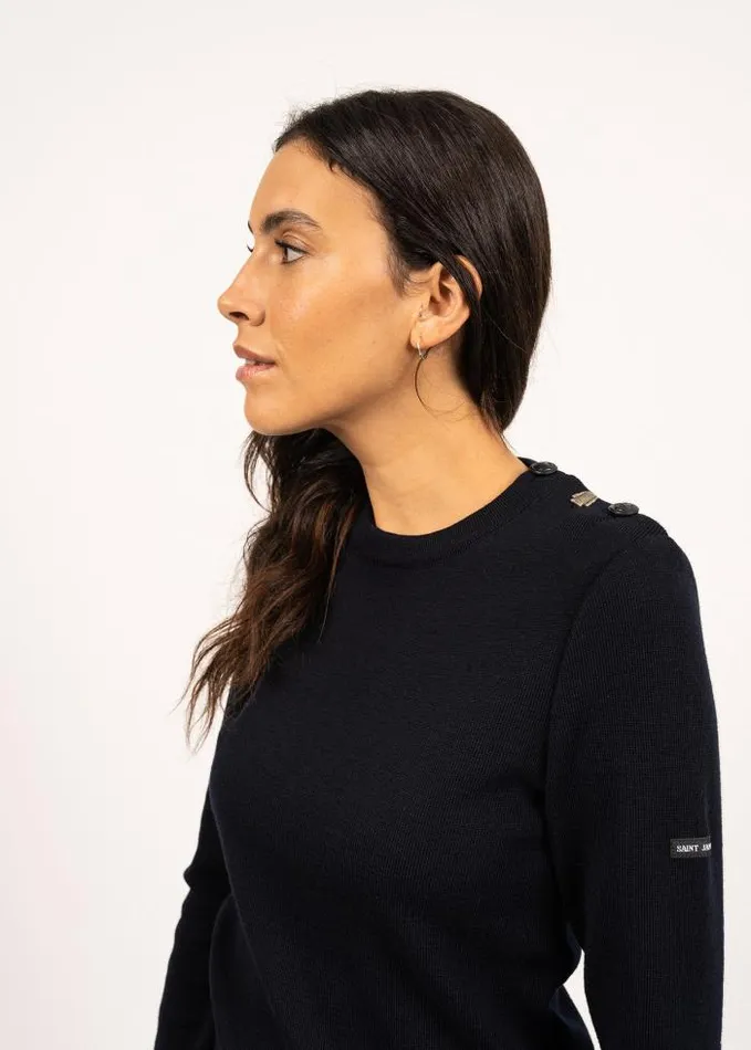 Women Breton Sweaters Saint James BREGANCON Navy