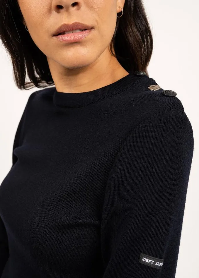Women Breton Sweaters Saint James BREGANCON Navy