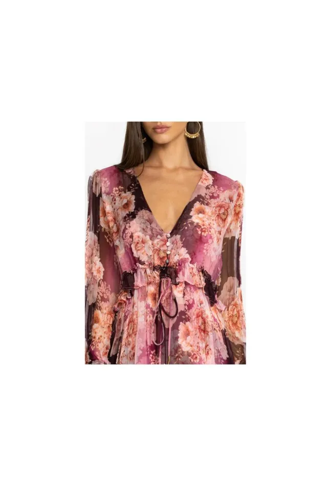 Women Carina Silk Maxi Dress Carina Johnny Was Dresses