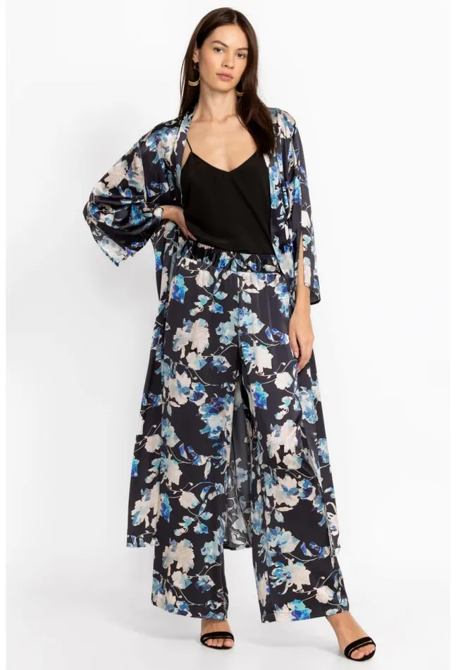 Women Chryssy Charmeuse Wrap Kimono Chryssy Johnny Was Kimonos