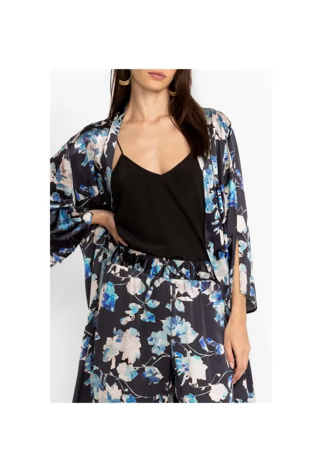 Women Chryssy Charmeuse Wrap Kimono Chryssy Johnny Was Kimonos