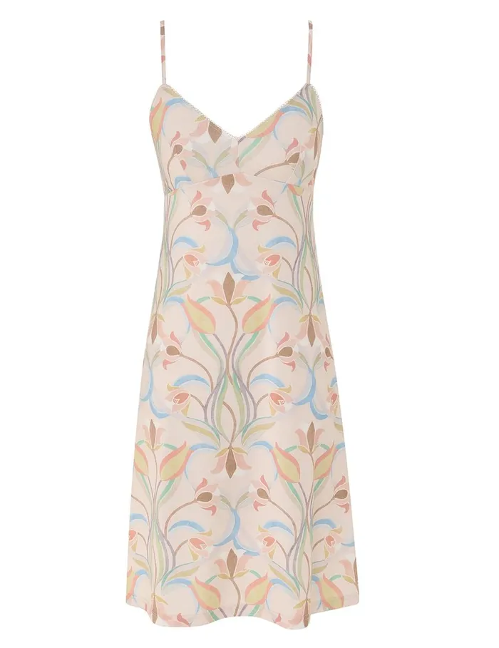 Women Clothing Zimmermann Pavilion Midi Tunic Dress Sage Venus Lily