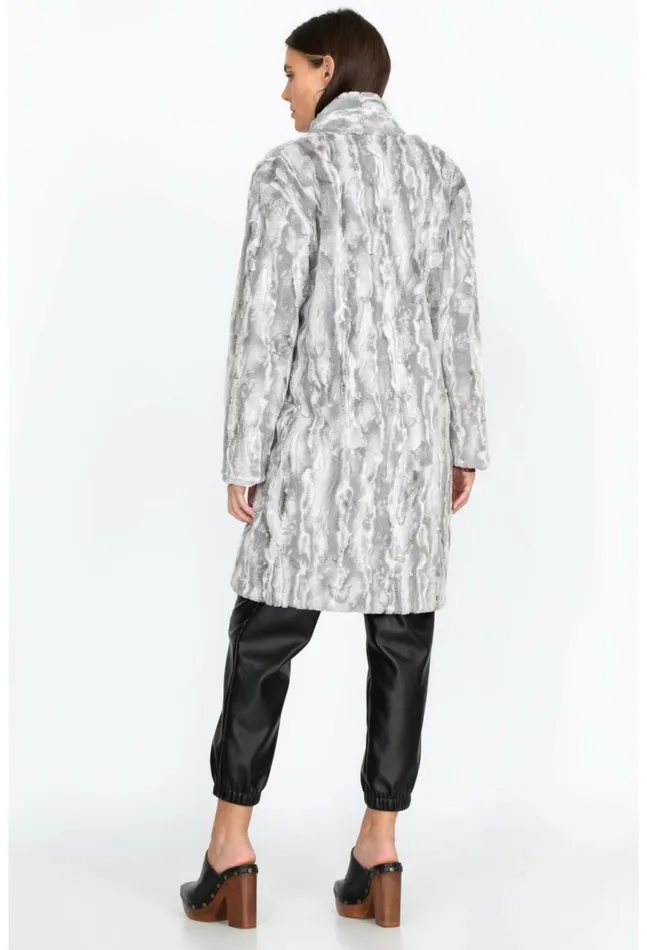 Women Cloud Faux Fur Jacket Cloud Johnny Was Outerwear