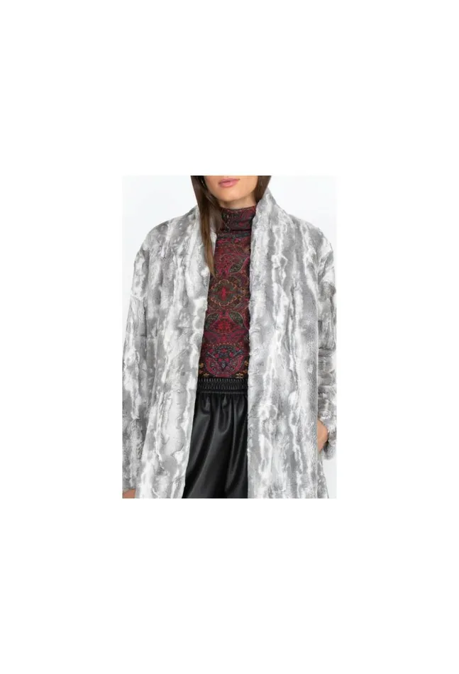 Women Cloud Faux Fur Jacket Cloud Johnny Was Outerwear