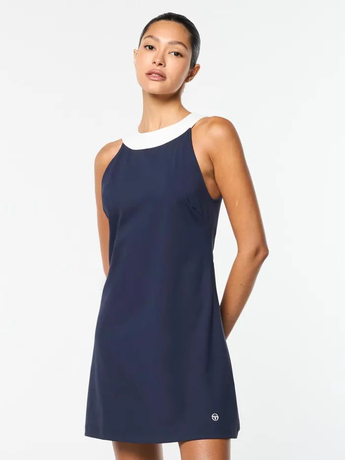Women Court Styles Sergio Tacchini Tessa Dress Maritime Blue