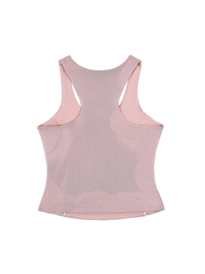 Women Court Styles Sergio Tacchini Tessa Scoop Neck Tank Pale Mauve