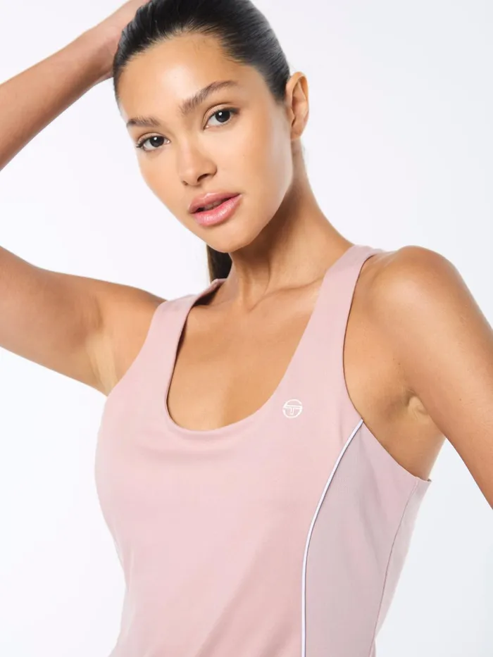 Women Court Styles Sergio Tacchini Tessa Scoop Neck Tank Pale Mauve