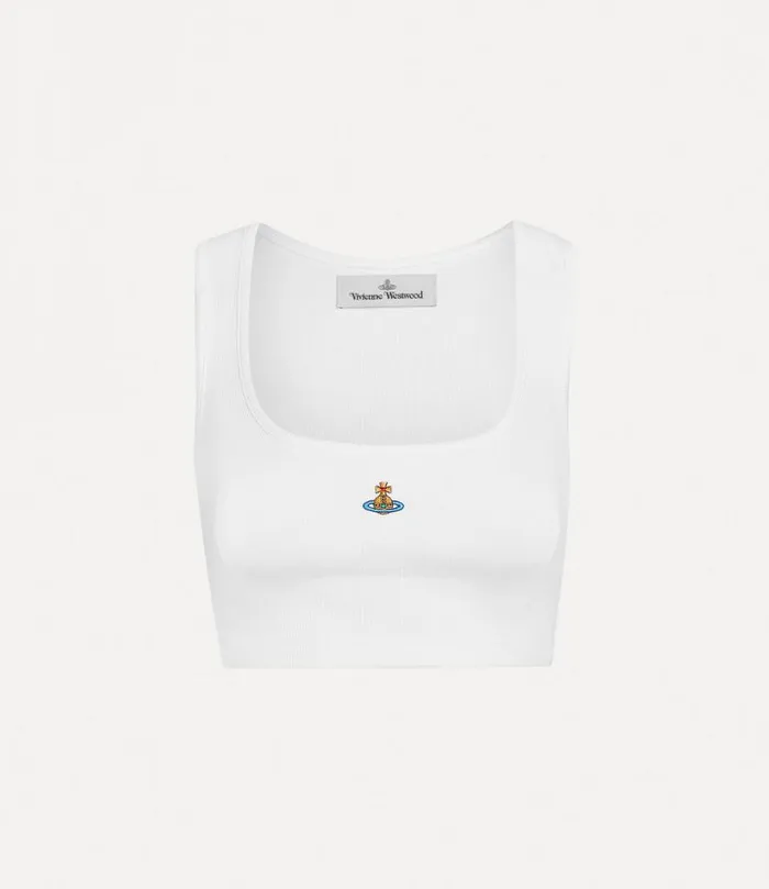 Women Crop Querelle Vest White Vivienne Westwood Tops And Shirts