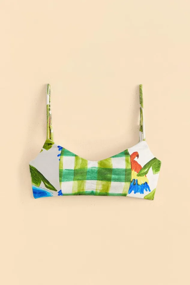 Women Crop Tops Farm Rio Tropical Fresh Bikini Top