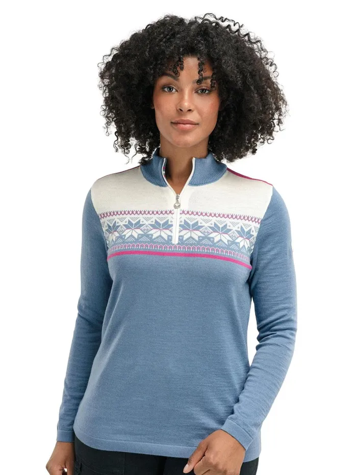 Women Dale Of Norway Halfzip Liberg Sweater