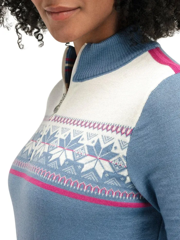 Women Dale Of Norway Halfzip Liberg Sweater