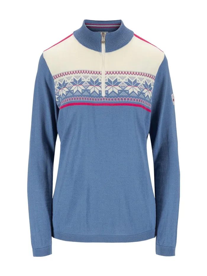 Women Dale Of Norway Halfzip Liberg Sweater