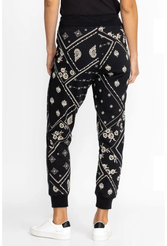 Women Devi Raw Seam Jogger Black Johnny Was Bottoms
