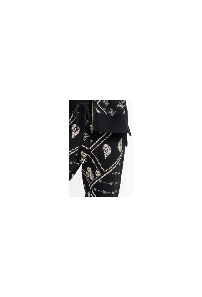 Women Devi Raw Seam Jogger Black Johnny Was Bottoms