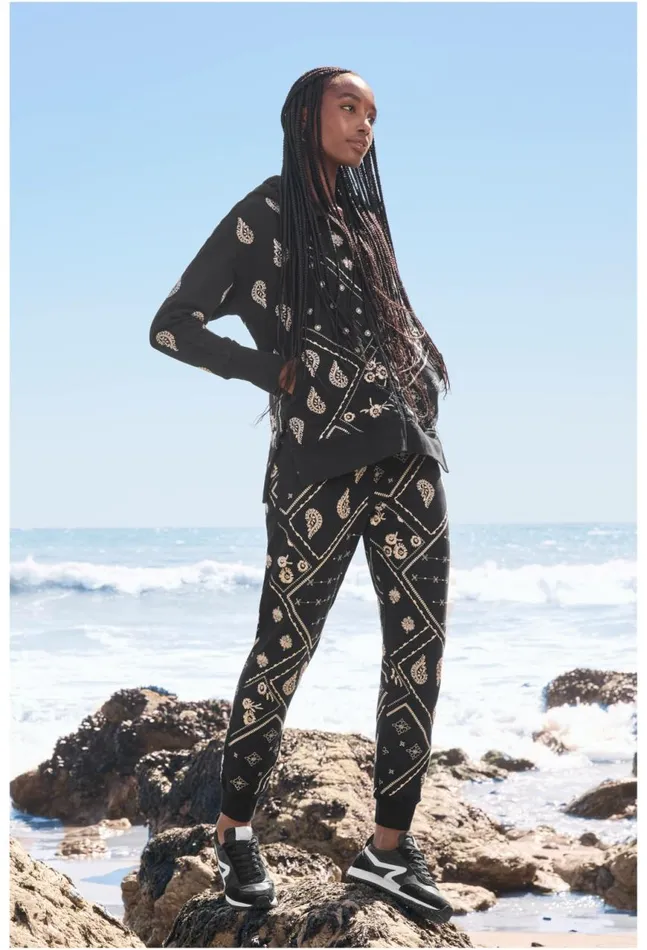 Women Devi Raw Seam Jogger Black Johnny Was Bottoms