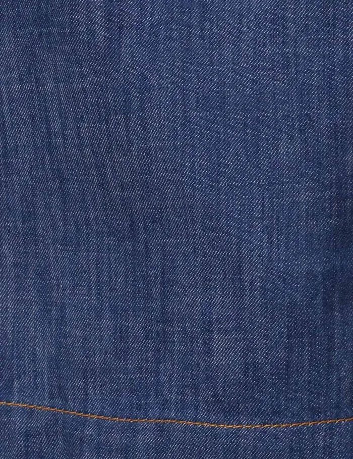Women Dresses and Coverups Zimmermann Wylie Denim Tunic Dress Railway Blue