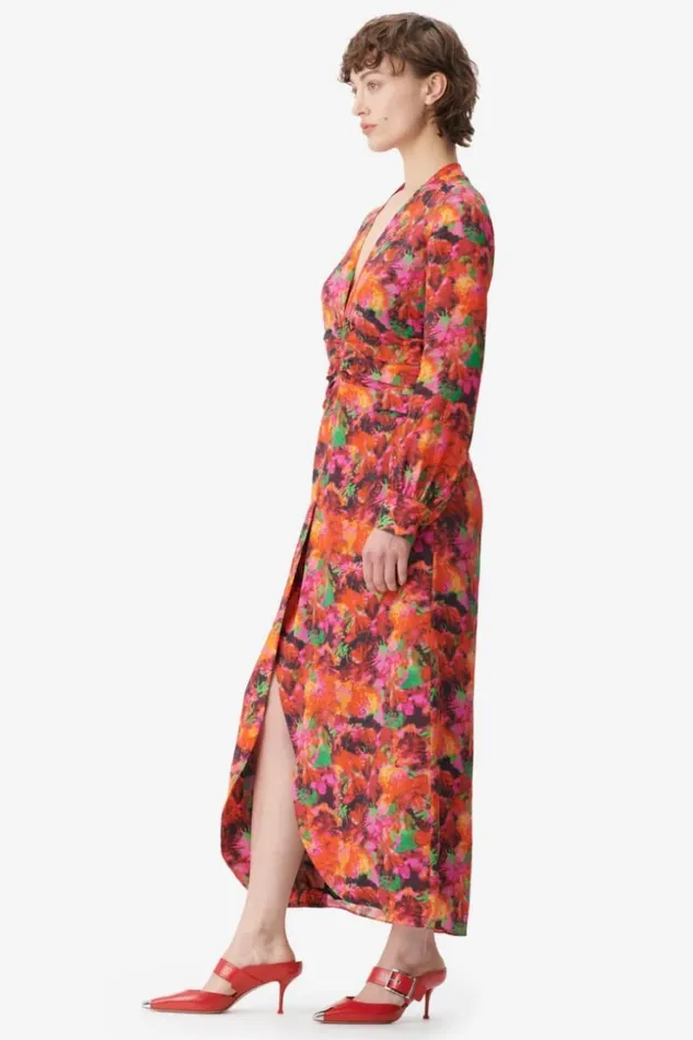 Women Dresses Lala Berlin Dress Damala Viscosesilk Blend Shibori Flower Women Dresses Lala Berlin Dress Damala Viscosesilk Blend Shibori Flower