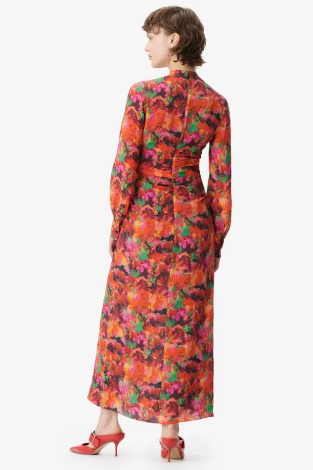Women Dresses Lala Berlin Dress Damala Viscosesilk Blend Shibori Flower Women Dresses Lala Berlin Dress Damala Viscosesilk Blend Shibori Flower