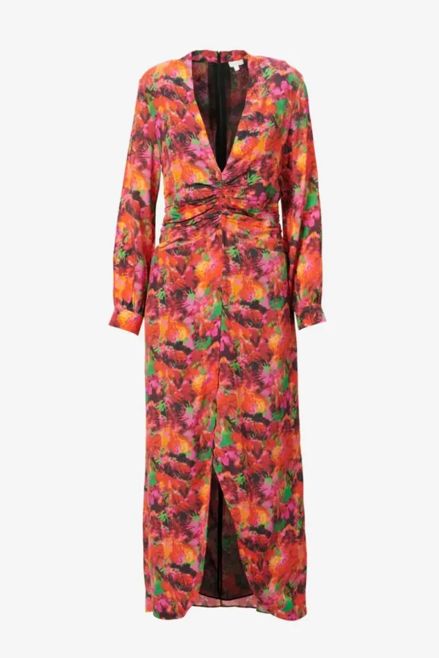 Women Dresses Lala Berlin Dress Damala Viscosesilk Blend Shibori Flower Women Dresses Lala Berlin Dress Damala Viscosesilk Blend Shibori Flower
