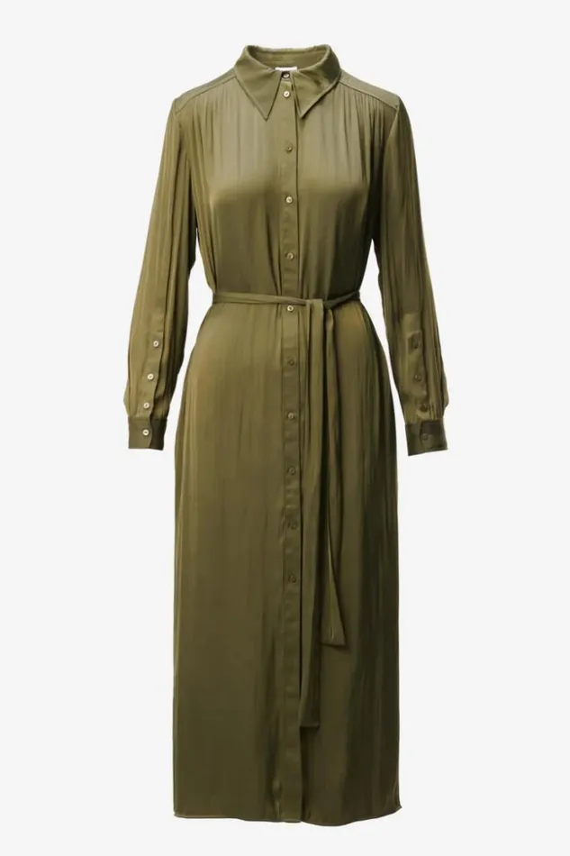 Women Dresses Lala Berlin Dress Derya 8211 Polyester 8211 Olive Women Dresses Lala Berlin Dress Derya 8211 Polyester 8211 Olive