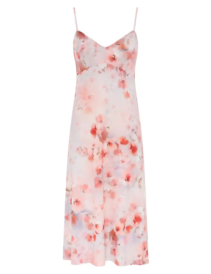 Women Dresses Zimmermann Crush Flutter Midi Dress Scarlet Floral