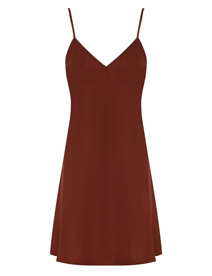 Women Dresses Zimmermann Illustration Lace Mini Dress Chestnut