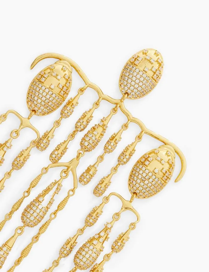 Women Earrings Zimmermann Midnight Chandelier Gold