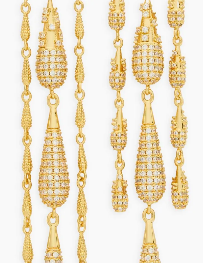 Women Earrings Zimmermann Midnight Chandelier Gold