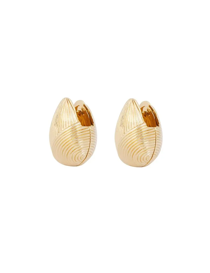 Women Earrings Zimmermann Pebble Mini Studs Gold