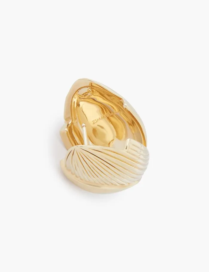 Women Earrings Zimmermann Pebble Mini Studs Gold