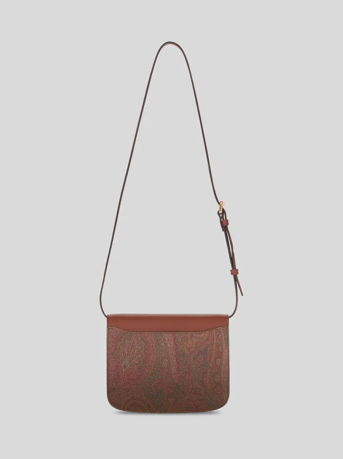 Women Etro Cross Body Bags Large Essential Bag Brown
