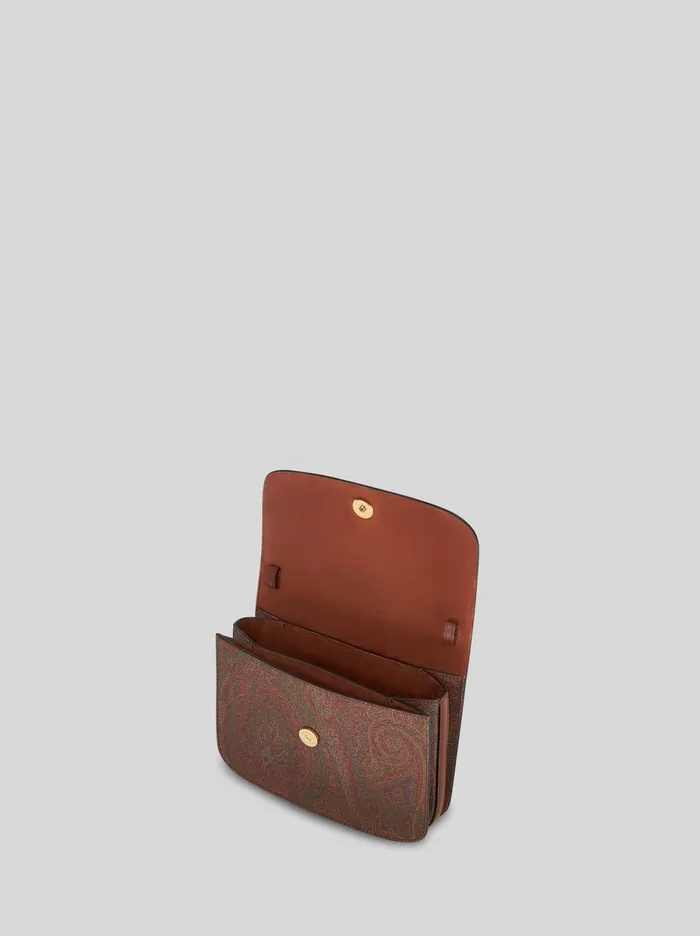 Women Etro Cross Body Bags Large Essential Bag Brown
