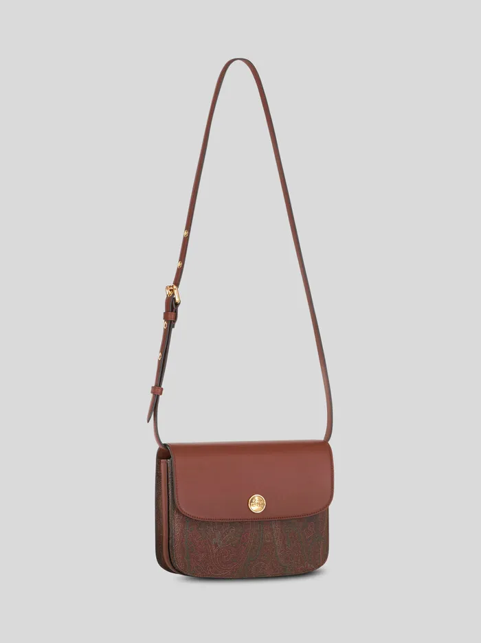 Women Etro Cross Body Bags Large Essential Bag Brown