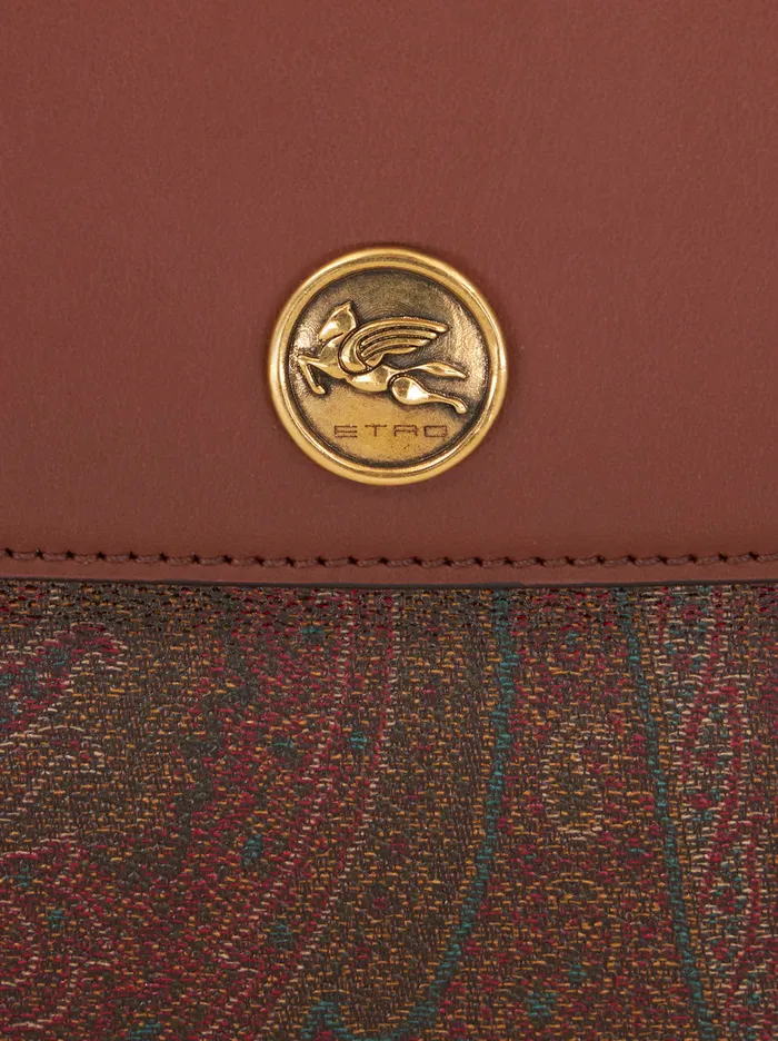 Women Etro Cross Body Bags Large Essential Bag Brown