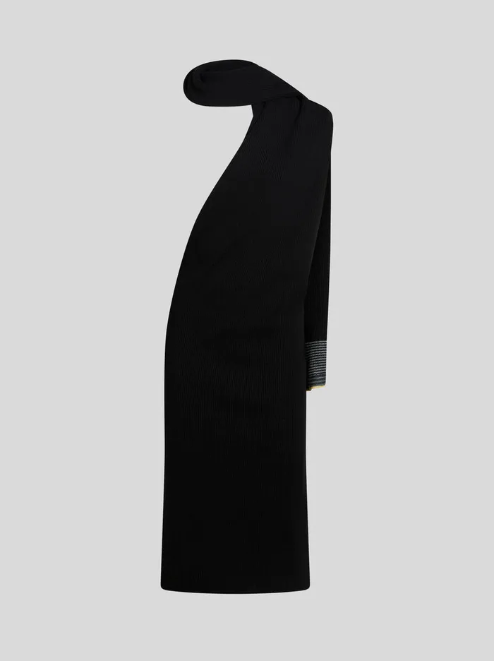 Women Etro Dresses RibKnit Dress Black