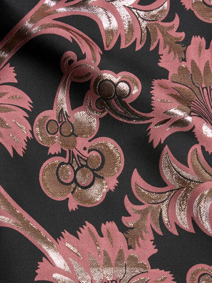 Women Etro Jackets Cropped Jacquard Jacket Pink