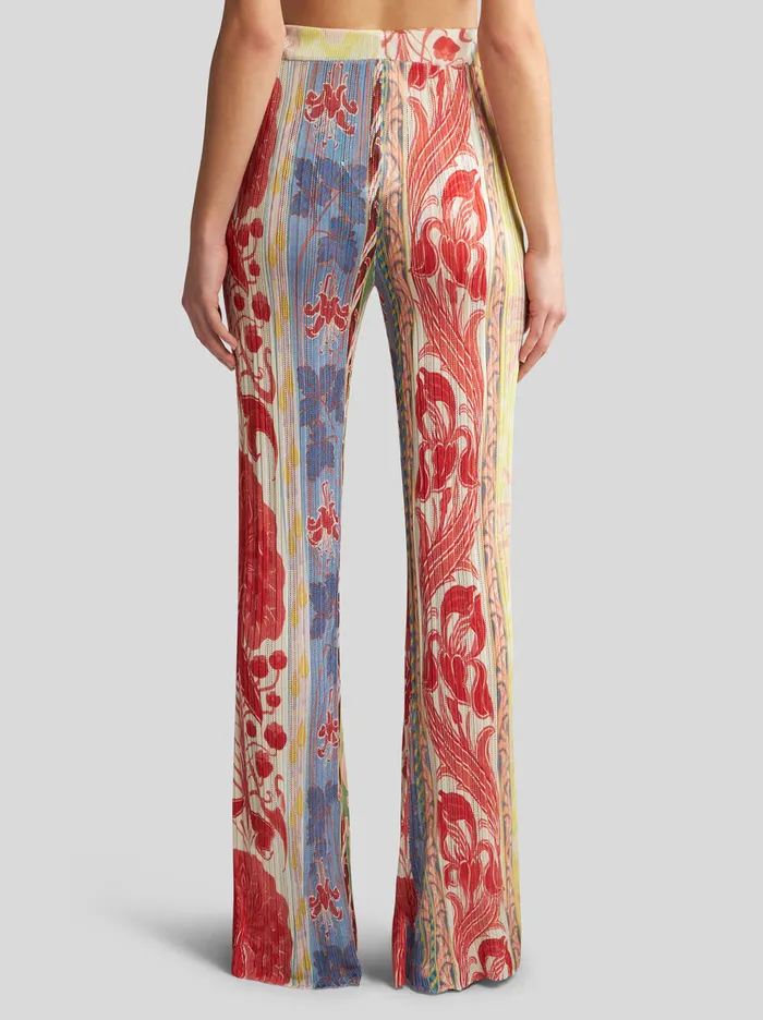 Women Etro Knitwear Summer Knit Trousers Multicolour