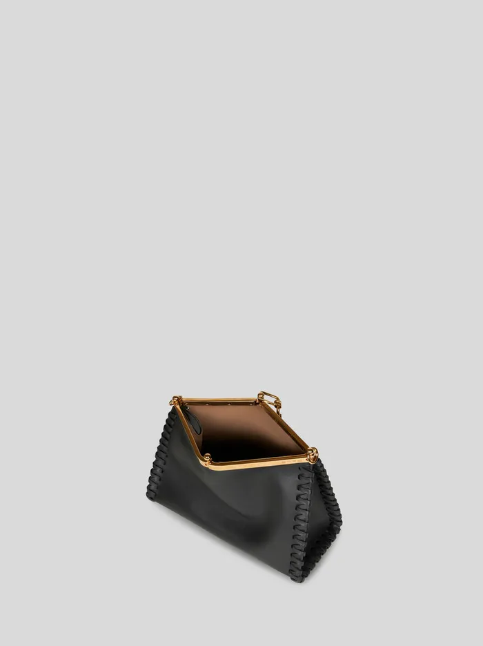 Women Etro Shoulder Bags Medium Vela Bag With Thread Work Black Women Etro Shoulder Bags Medium Vela Bag With Thread Work Black