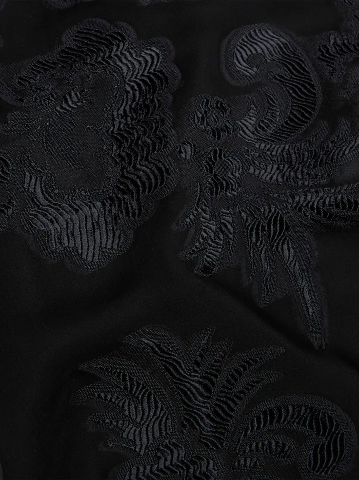 Women Etro Tops Fil Coup Chiffon Top Black Women Etro Tops Fil Coup Chiffon Top Black