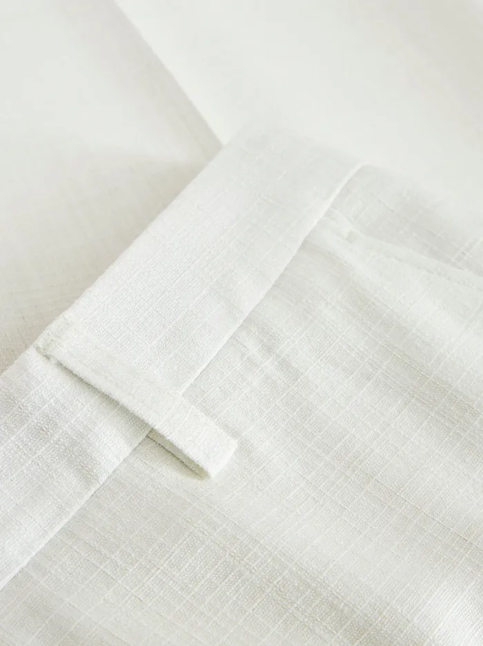 Women Etro Trousers Slub Fabric Trousers White Women Etro Trousers Slub Fabric Trousers White