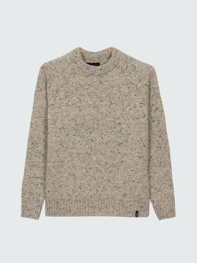 Women Farne Crew Neck Knit Jumper Oatmeal Finisterre Knitwear