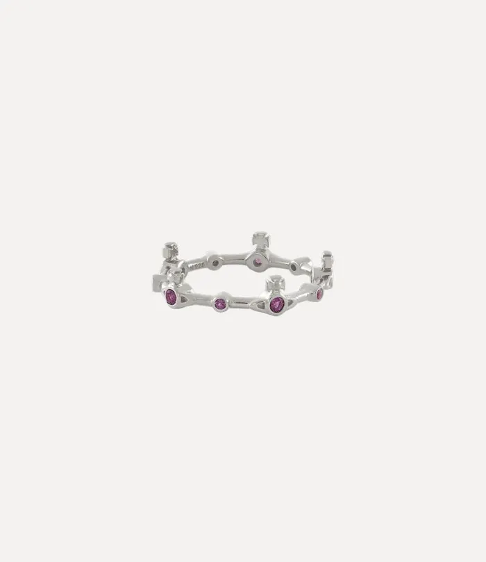 Women Felicia Ring Platinumdarkwinecz Vivienne Westwood Rings Women Felicia Ring Platinumdarkwinecz Vivienne Westwood Rings