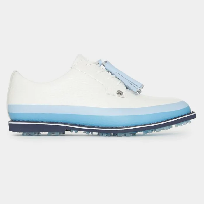 Women GFORE Blue White Tassel Tuxedo Gallivanter Golf Shoes