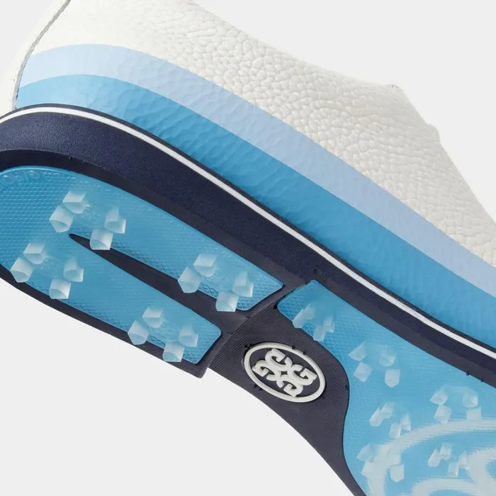 Women GFORE Blue White Tassel Tuxedo Gallivanter Golf Shoes