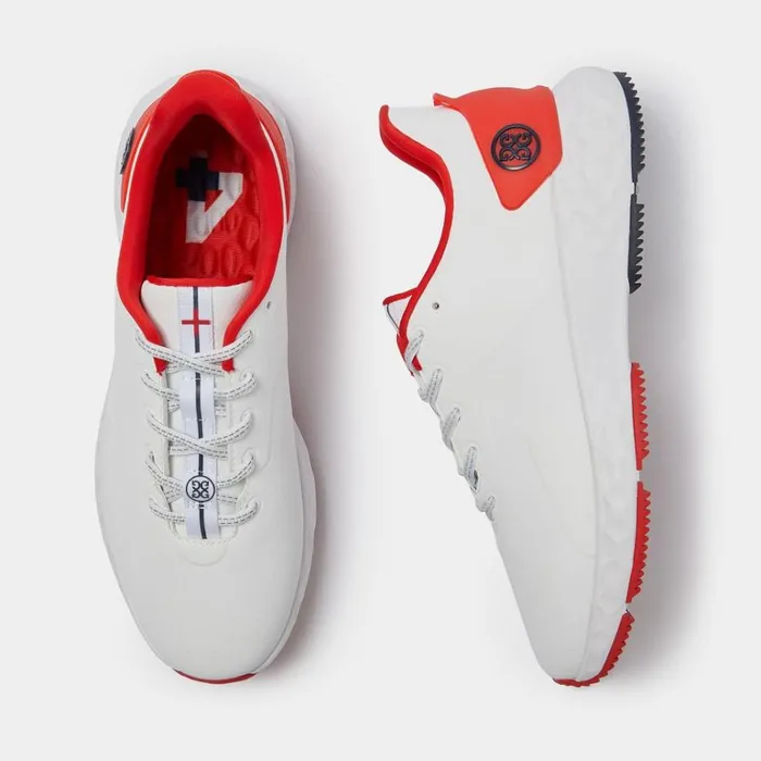 Women GFORE Orange White Contrast Accent Mg4 Golf Shoes