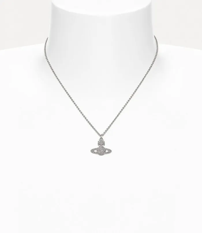 Women Grace Bas Relief Pendant Necklace Platinumcrystalcrystal Vivienne Westwood Classic Styles Women Grace Bas Relief Pendant Necklace Platinumcrystalcrystal Vivienne Westwood Classic Styles