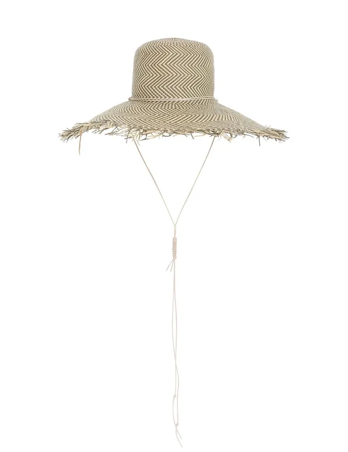 Women Hats Zimmermann Herringbone Wide Brim Hat Olive