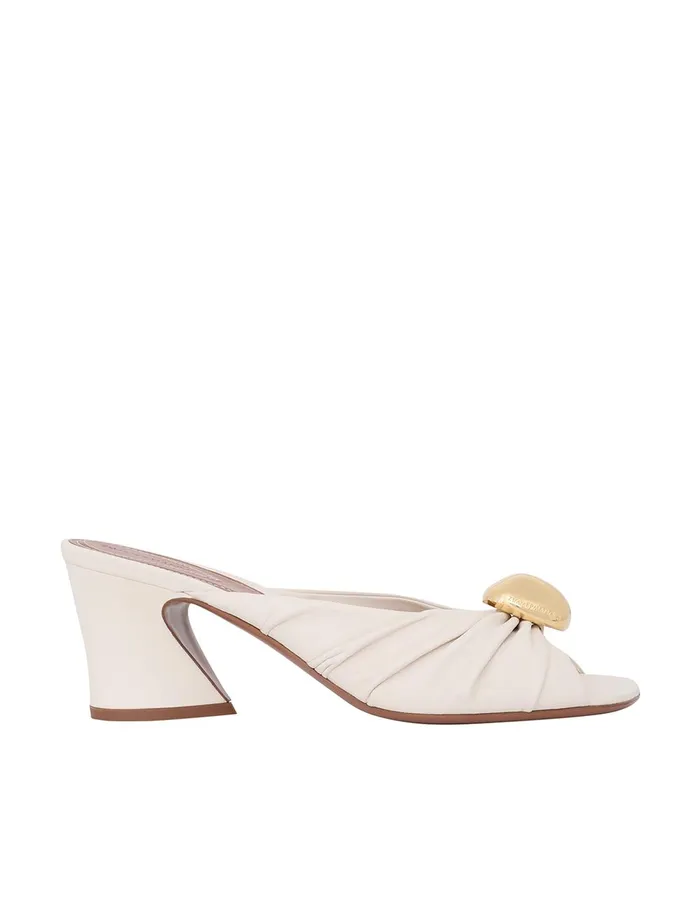 Women Heels Zimmermann Gleam Mule 65 Vanilla