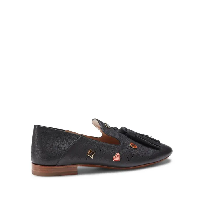 Women Hobo Charms Slipper Black Fratelli Rossetti Slip On Women Hobo Charms Slipper Black Fratelli Rossetti Slip On